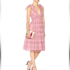 {LIKE NEW} $650 SELF PORTRAIT eyelet dress